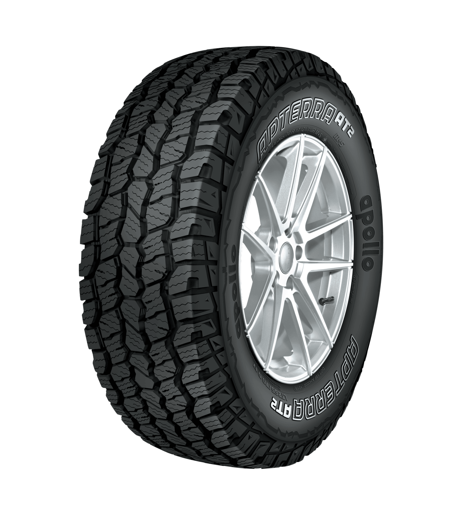 265/60R18 APOLLO 119/116R 10PR LT APT AT2 E3P-E – Shortys Group
