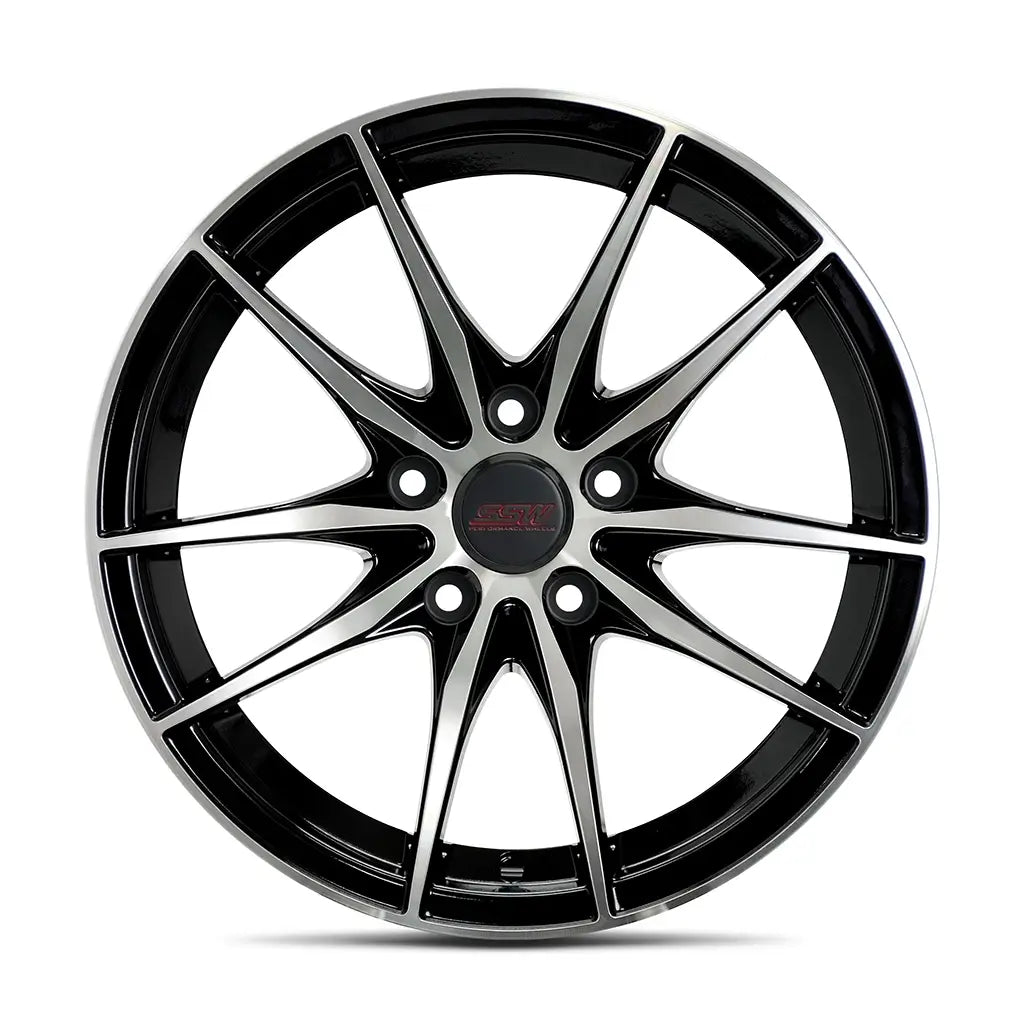5HOLE 100PCD 15INCH 7J S289E06 Face Polish/ Black (POLO,TOYOTA)