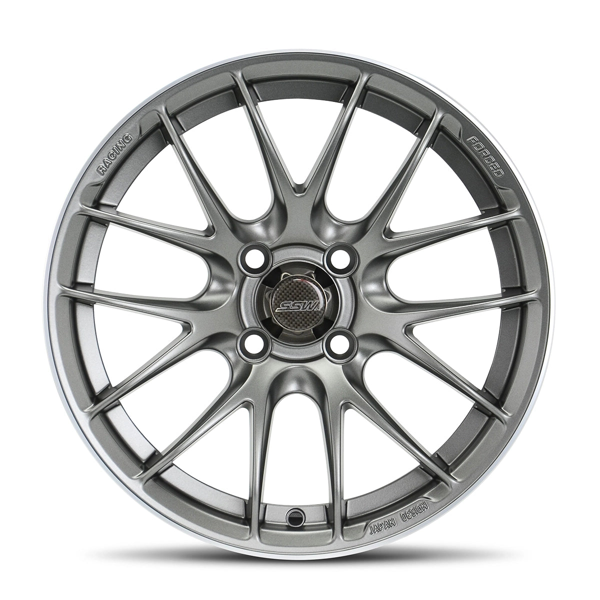 8HOLE PCD100/ 108 15 inch Gun Metal Matt S295E01 (FORD,TOYOTA)